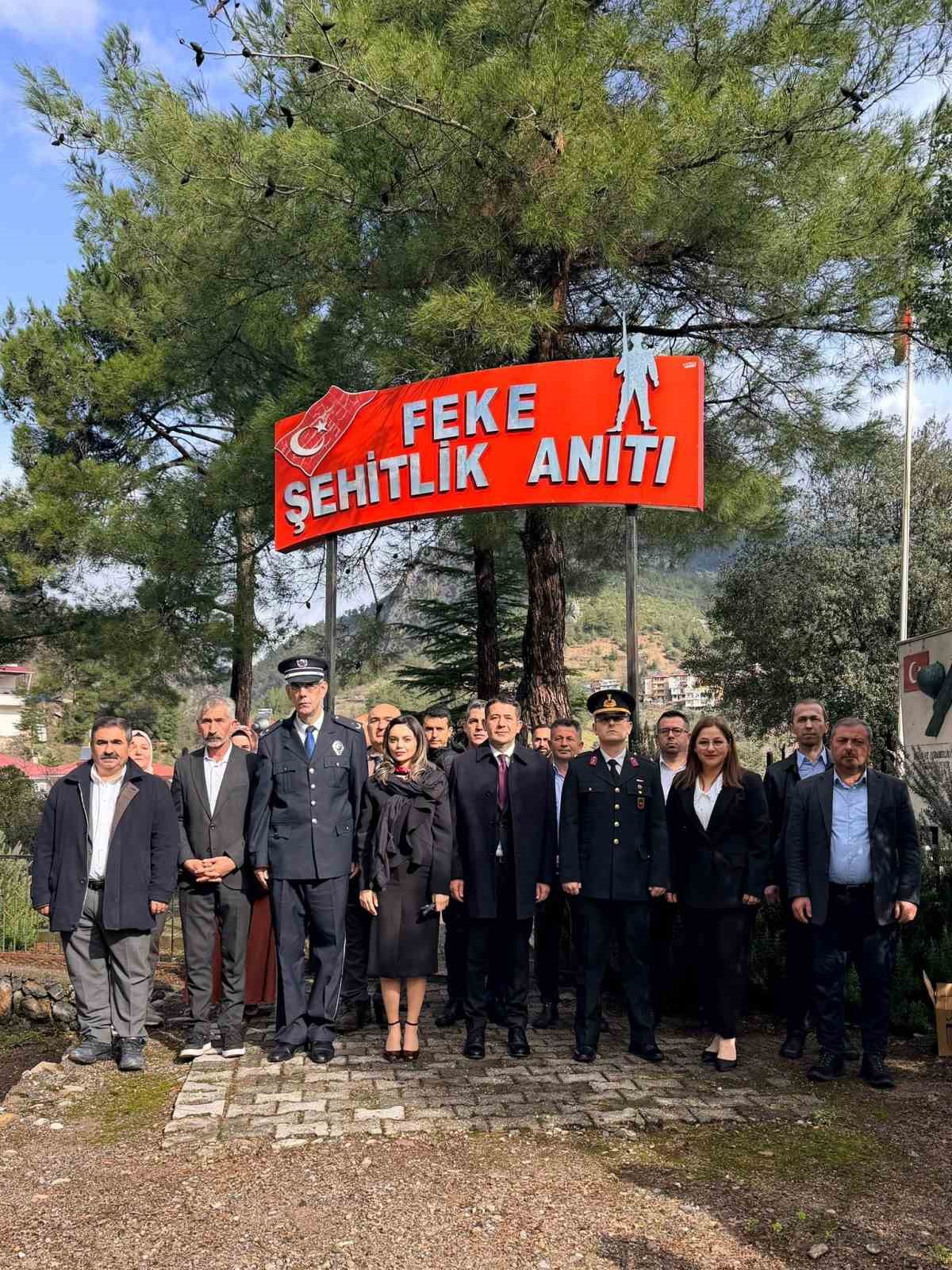 Feke’nin kurtuluşunun 106. yılı törenlerle kutlandı
