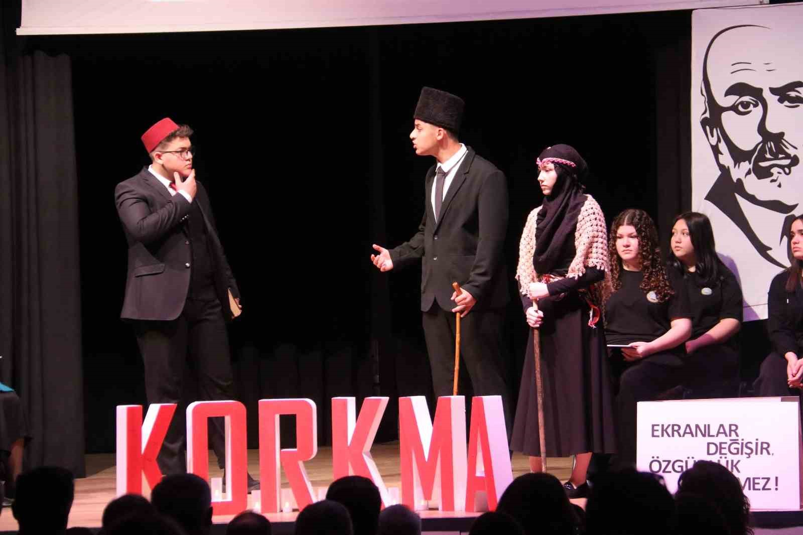 Fethiye’de İstiklal Marşı’nın kabulü kutlandı
