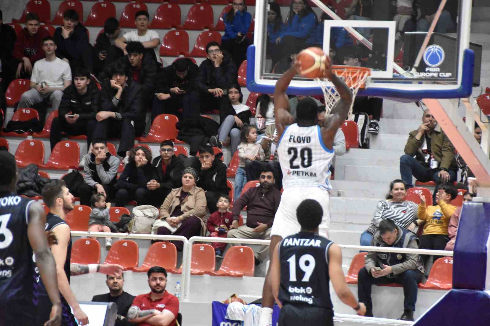 FIBA Avrupa Kupası: Aliağa Petkimspor: 69 - Surne Bilbao Basket: 77
