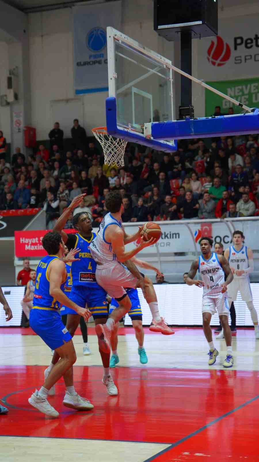 FIBA Avrupa Kupası: Aliağa Petkimspor: 85 - Peristeri: 87
