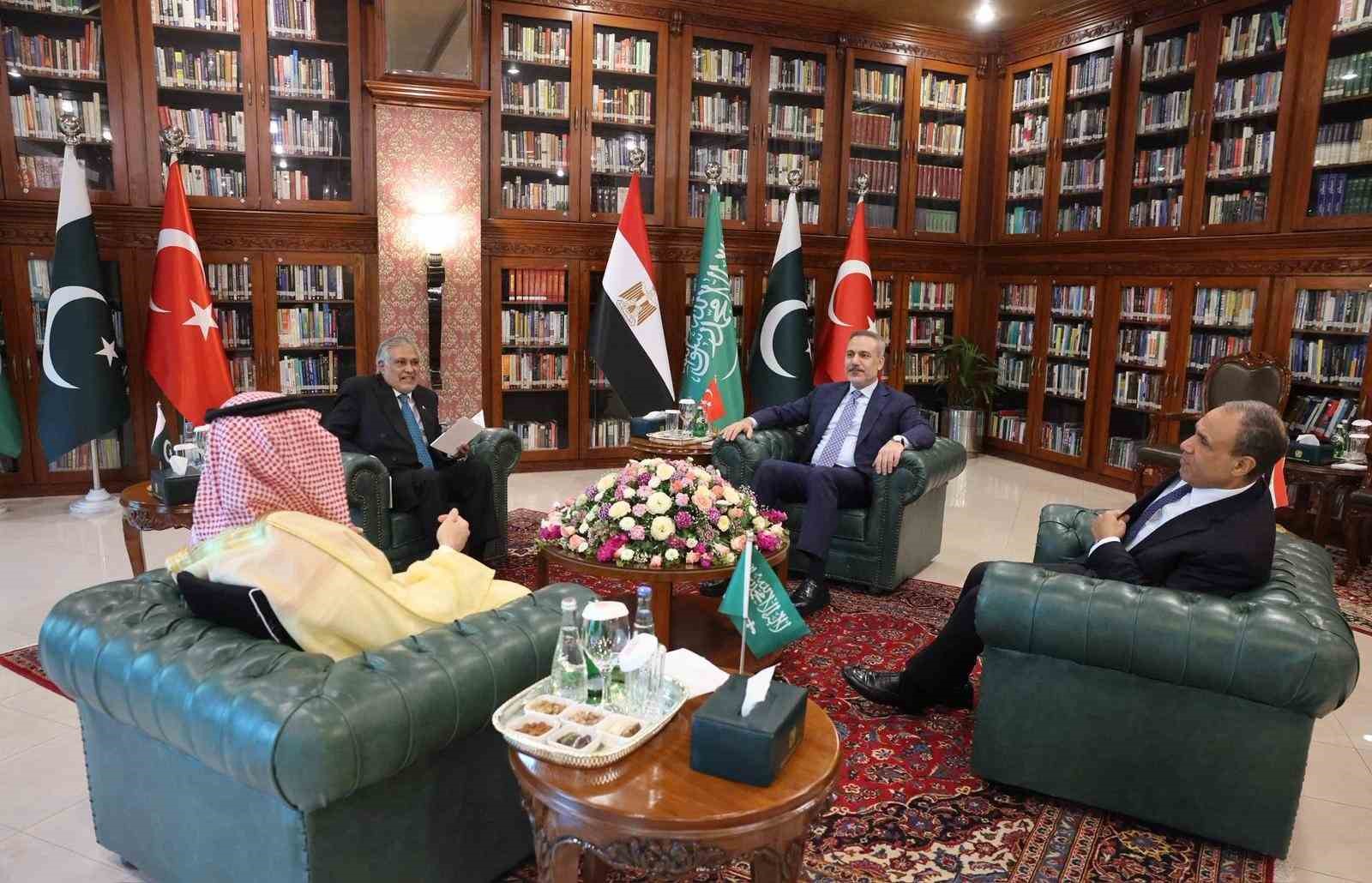 Fidan, Türkiye-Mısır-Pakistan-Suudi Arabistan Dışişleri Bakanları Toplantısı’na katıldı
