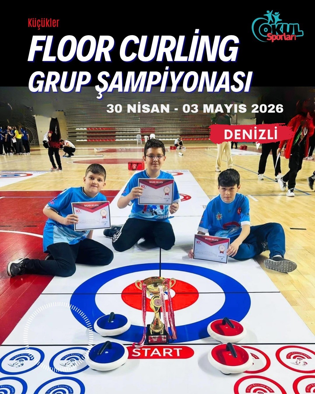 Floor curling fırtınası Denizli’de esecek
