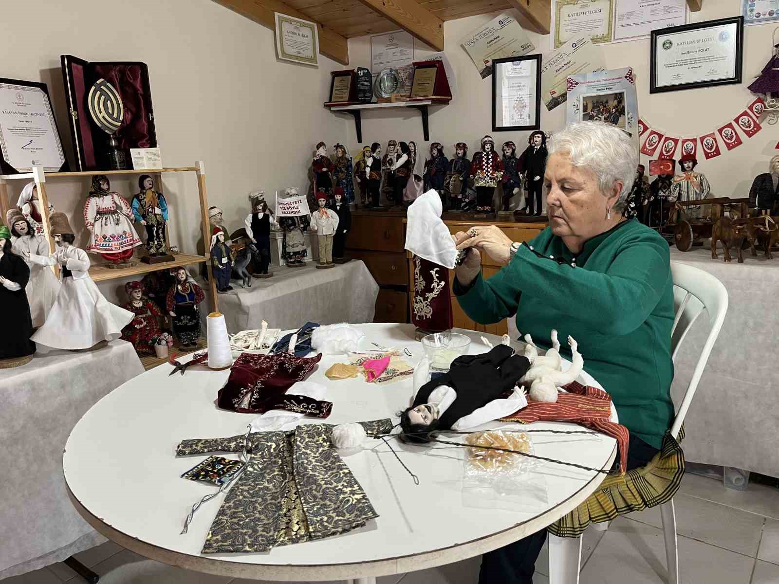 Folklorik kitre bebek sanatıyla Türkiye’nin ‘hazinesi’ oldu
