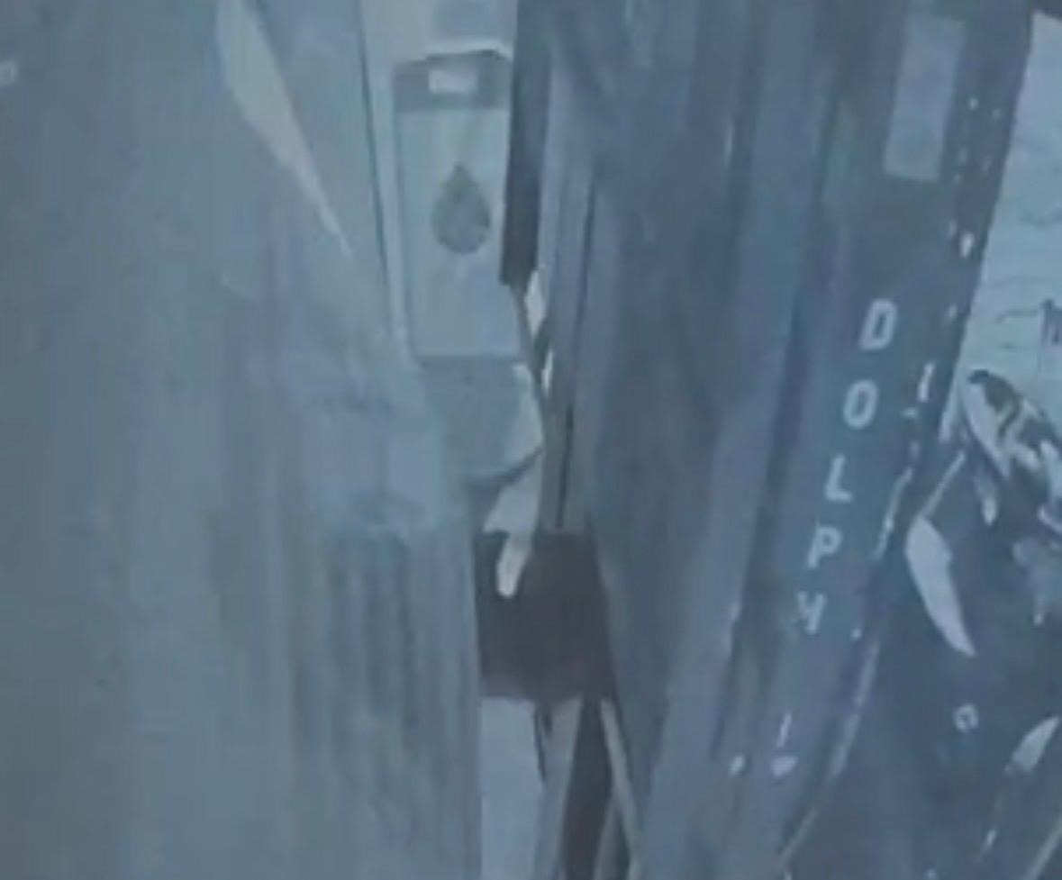 Forkliftli hırsız kamerada
