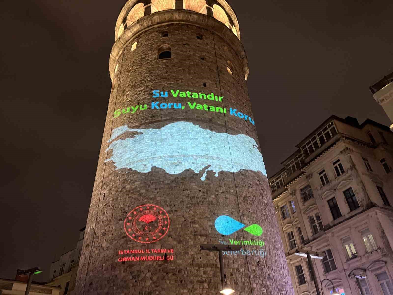 Galata Kulesi’nde "Dünya Su Günü" farkındalığı
