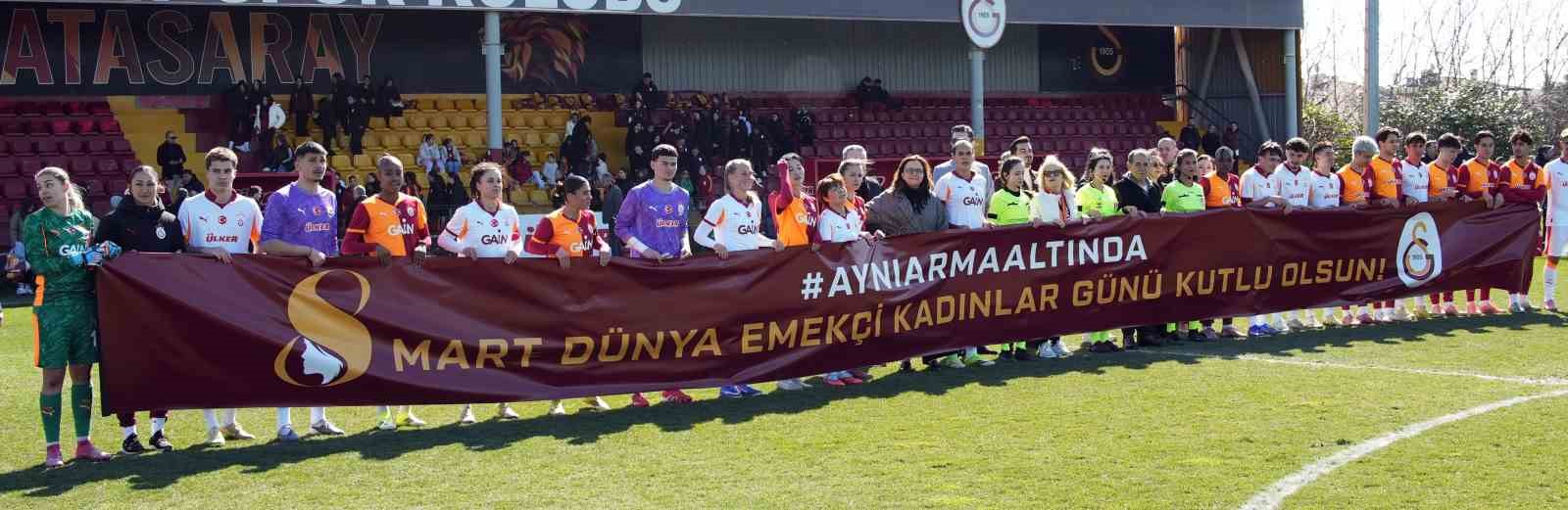 Galatasaray, 8 Mart Dünya Emekçi Kadınlar Günü etkinliği düzenledi
