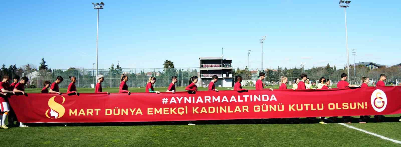 Galatasaray, 8 Mart Dünya Emekçi Kadınlar Günü etkinliği düzenledi

