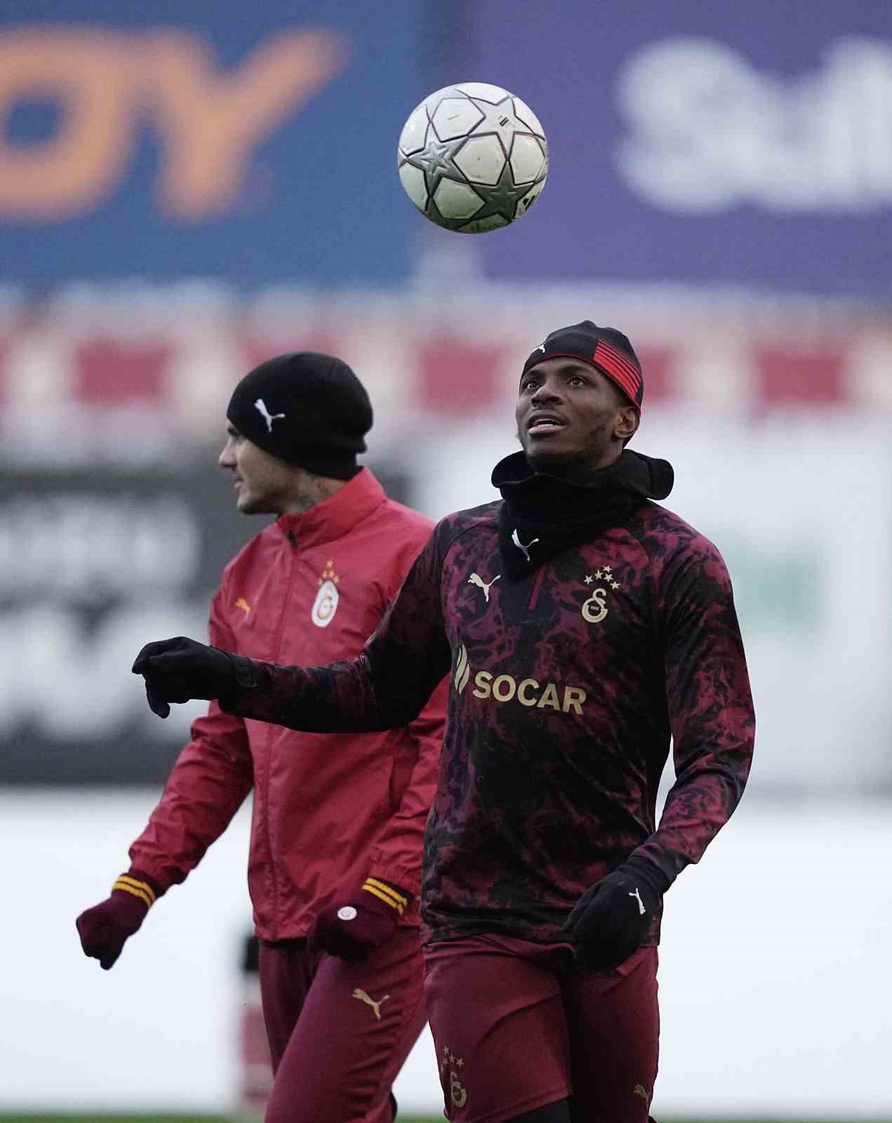 Galatasaray, Atletico Madrid maçı hazırlıklarını sürdürdü
