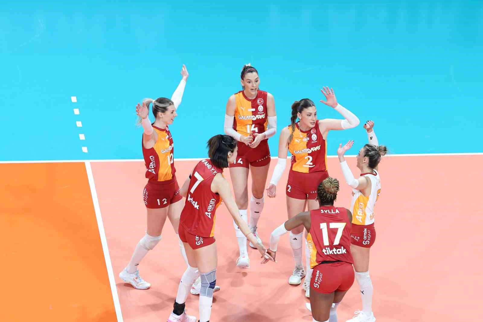 Galatasaray Daikin, rakibine set vermedi
