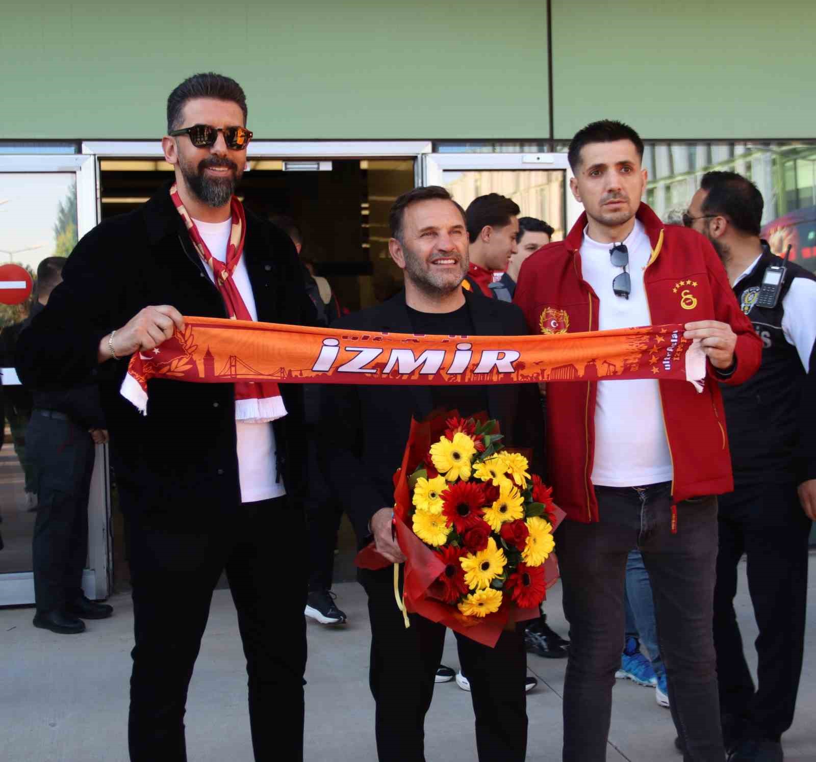 Galatasaray kafilesi İzmir’de
