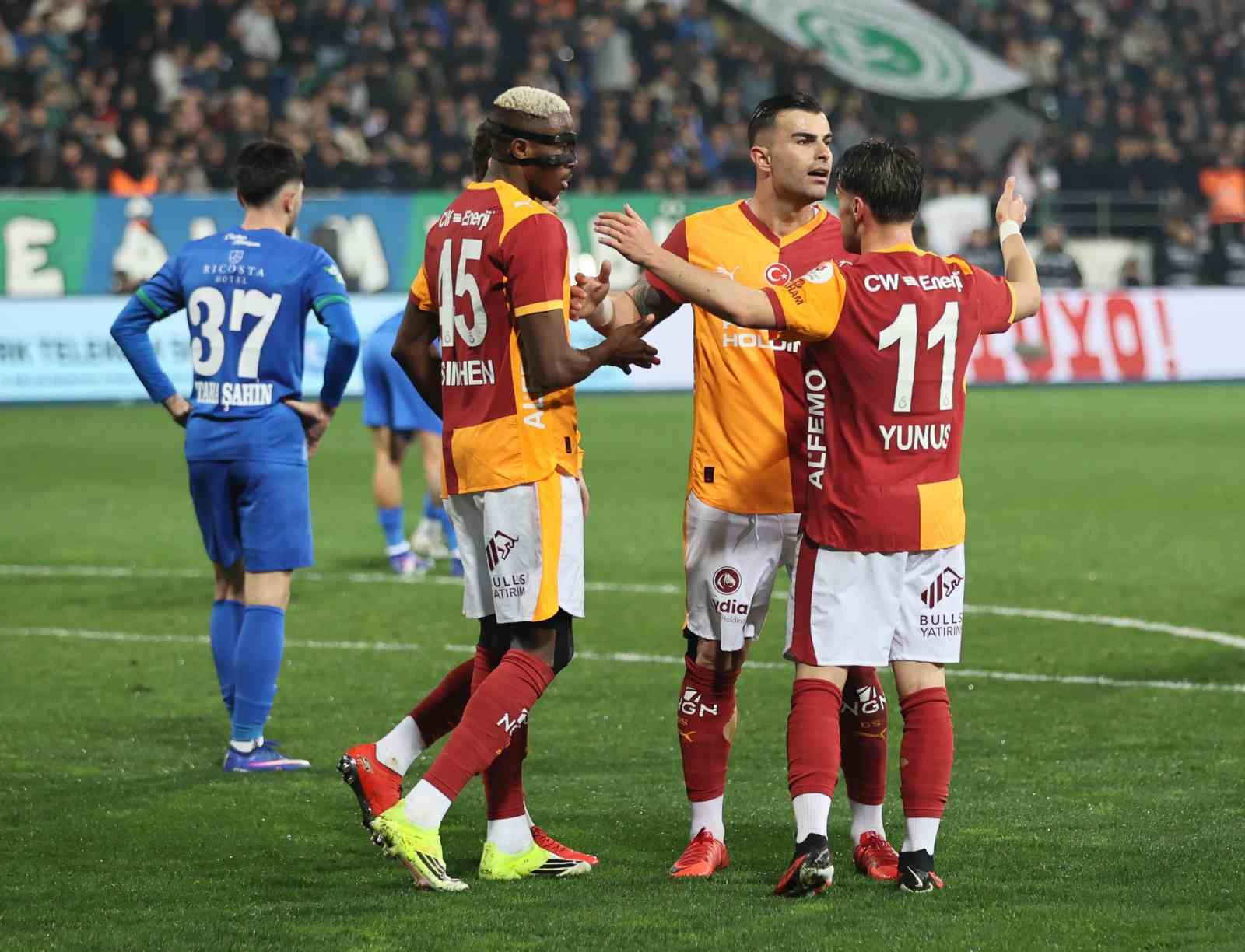 Galatasaray yenilmezlik serisini 9 maça çıkardı
