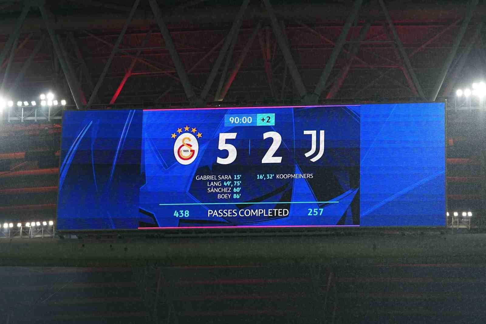 Galatasaray’dan, UEFA Şampiyonlar Ligi’nde ilk
