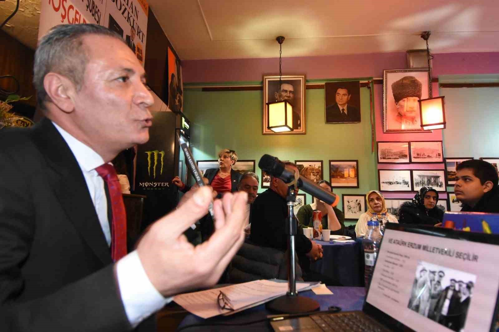 Gazeteci - Yazar Orhan Bozkurt, Milli Mücadele’nin kritik dönemeçlerini belgeler ve anılar ışığında anlattı
Gazeteci - Yazar Orhan Bozkurt, Milli Mücadele’nin kritik dönemeçlerini belgeler ve anılar ışığında anlattı