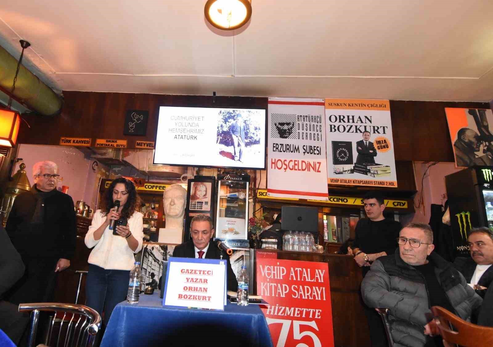 Gazeteci - Yazar Orhan Bozkurt, Milli Mücadele’nin kritik dönemeçlerini belgeler ve anılar ışığında anlattı
Gazeteci - Yazar Orhan Bozkurt, Milli Mücadele’nin kritik dönemeçlerini belgeler ve anılar ışığında anlattı