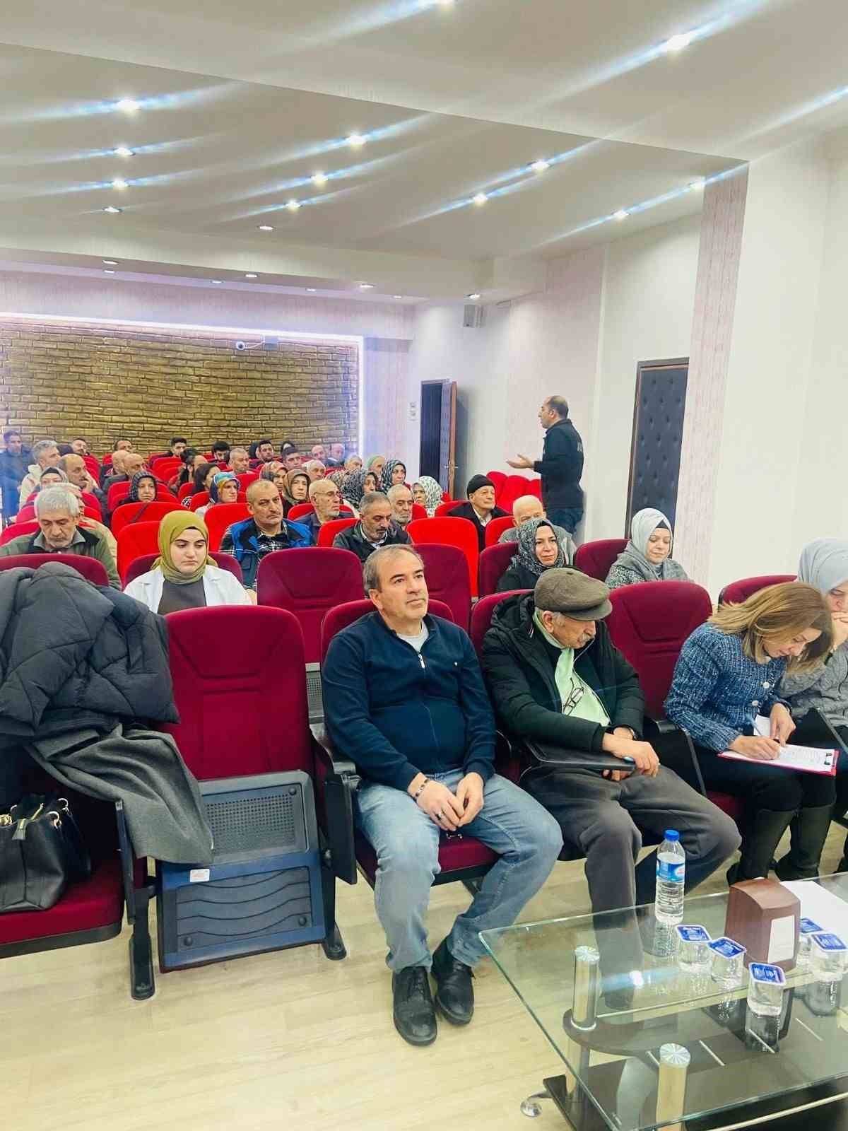 Gazi Huzurevi’nde afet farkındalık eğitimi
