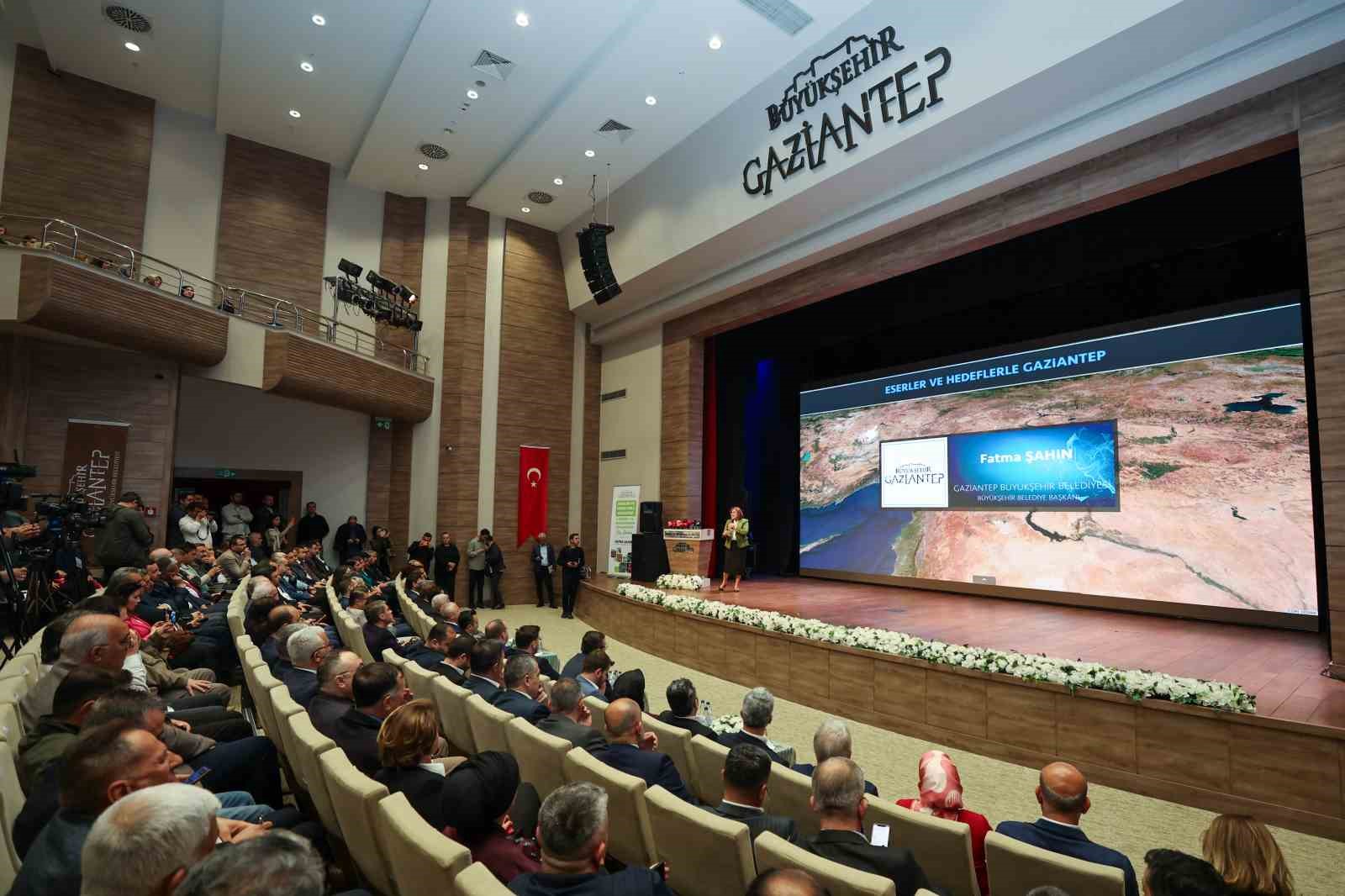 Gaziantep Büyükşehir’in Eserleri ve Hedefleri Basın Lansmanında anlatıldı
