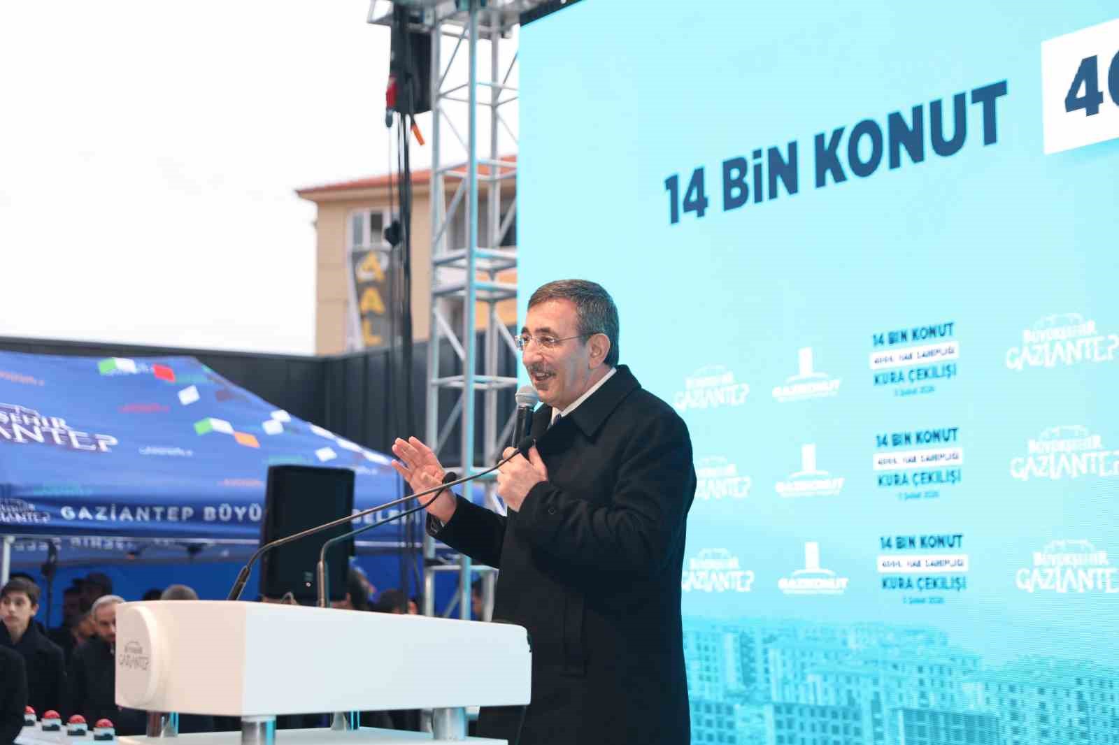 Gaziantep Güneyşehir’de 4 bininci konutun hak sahibi belirlendi

