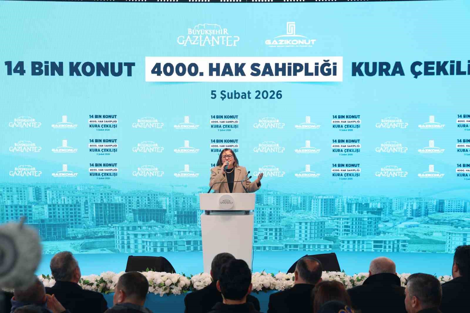 Gaziantep Güneyşehir’de 4 bininci konutun hak sahibi belirlendi
