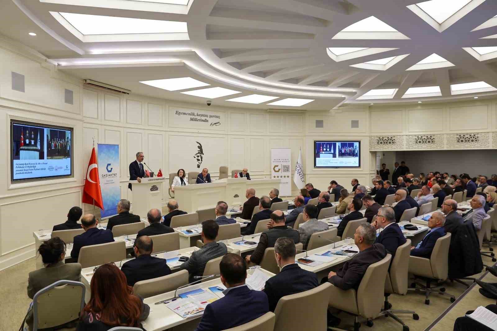 Gaziantep Kent Konseyi 6. Dönem 3. Genel Kurul toplantısı yapıldı
