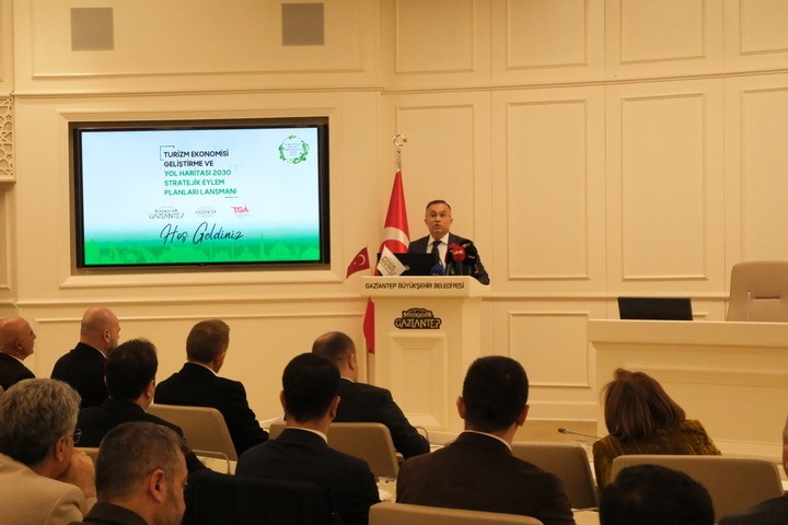 "Gaziantep Turizm Ekonomisi Geliştirme ve Yol Haritası 2030" tanıtıldı
