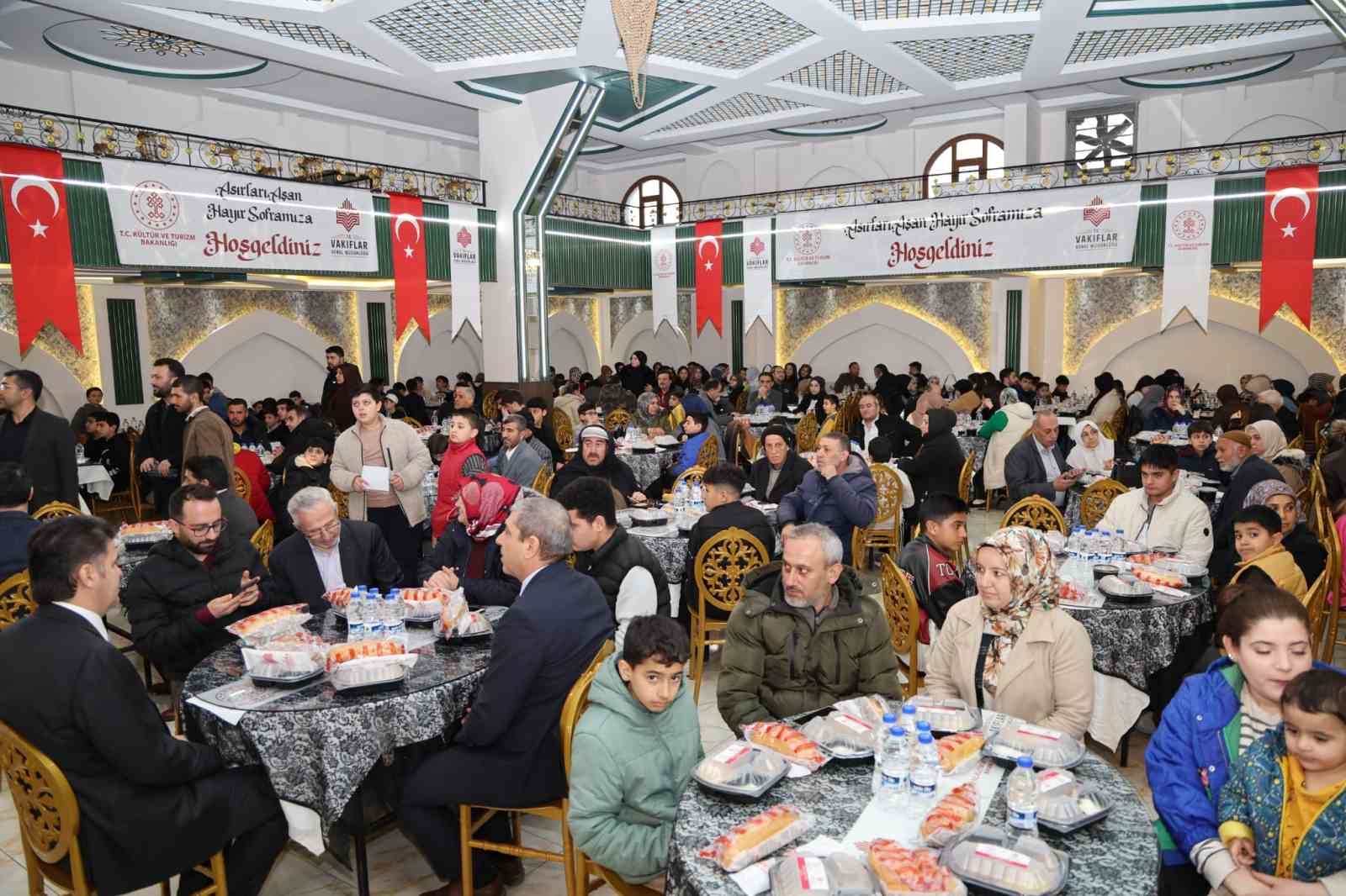 Gaziantep Vakıflar Bölge Müdürlüğü’nden Kilis’te iftar programı
