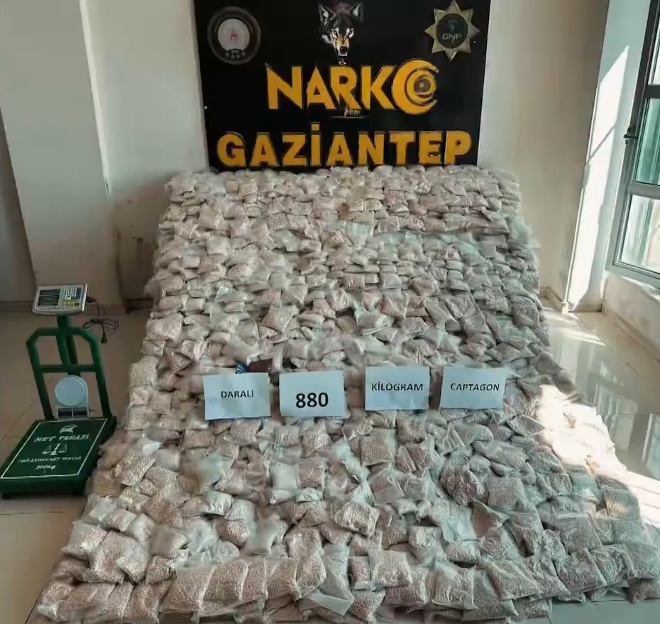 Gaziantep’te 2025’te 612 kilo uyuşturucu madde ele geçirildi
