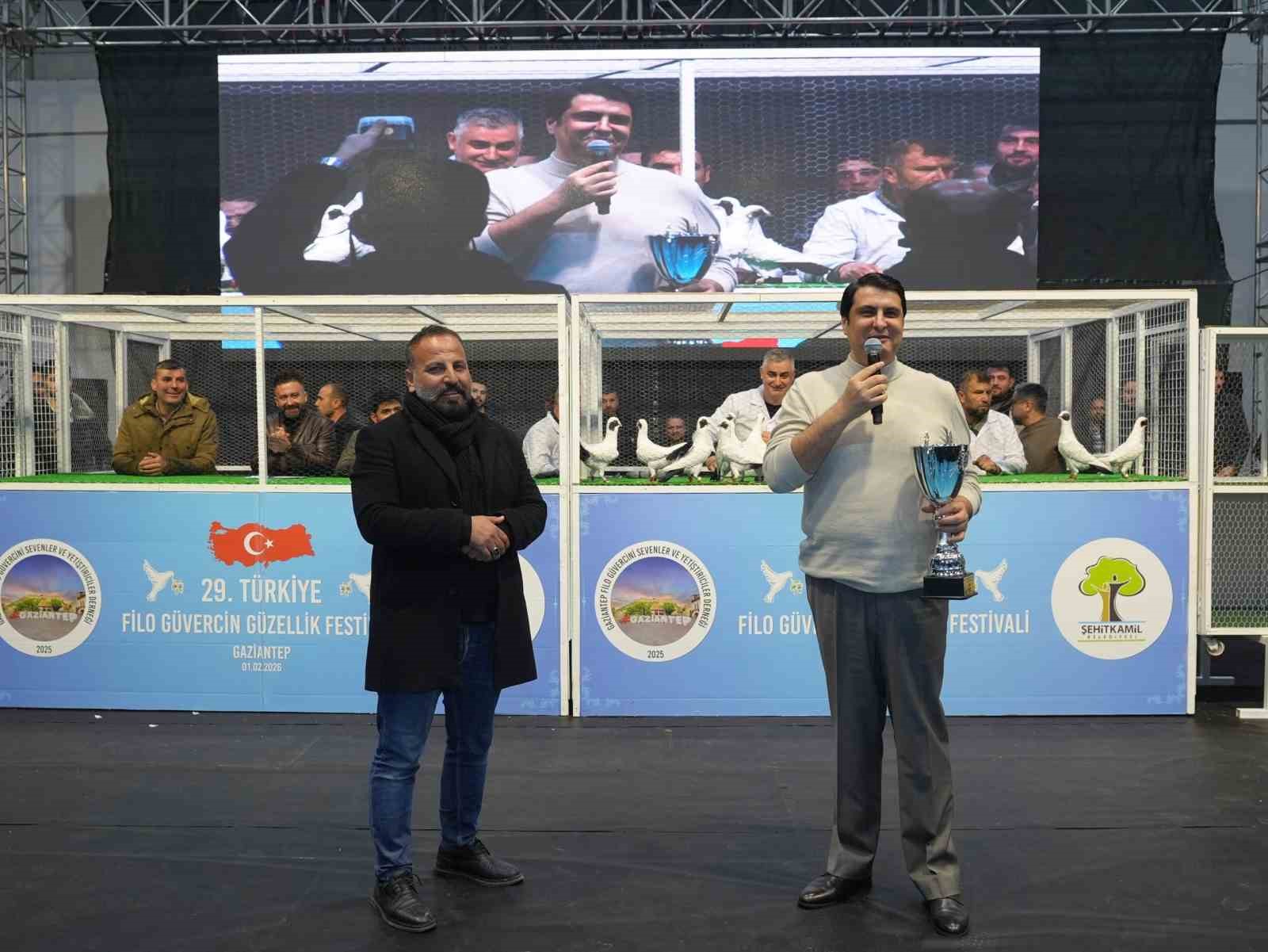 Gaziantep’te ’29. Türkiye Filo Güvercin Güzellik Festivali’ düzenlendi
