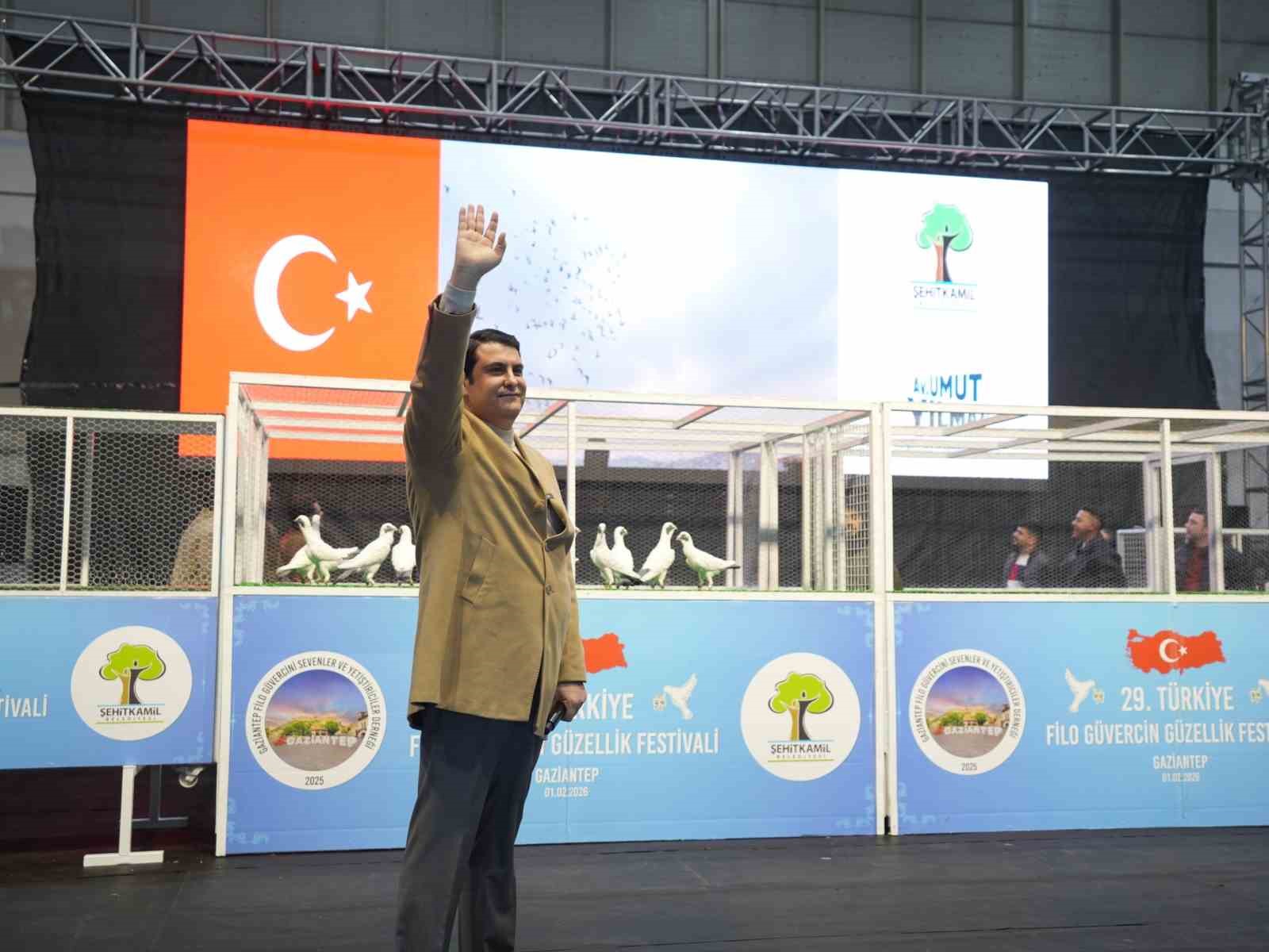 Gaziantep’te ’29. Türkiye Filo Güvercin Güzellik Festivali’ düzenlendi
