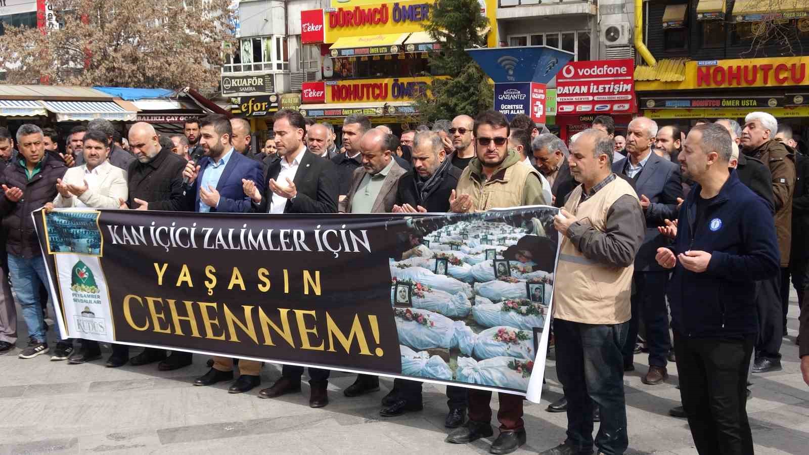 Gaziantep’te ABD ve İsrail’in İran’a yönelik saldırıları protesto edildi
