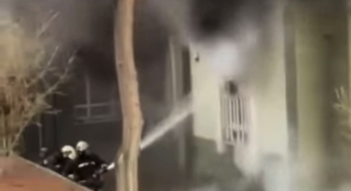 Gaziantep’te caminin bodrum katında korkutan yangın
