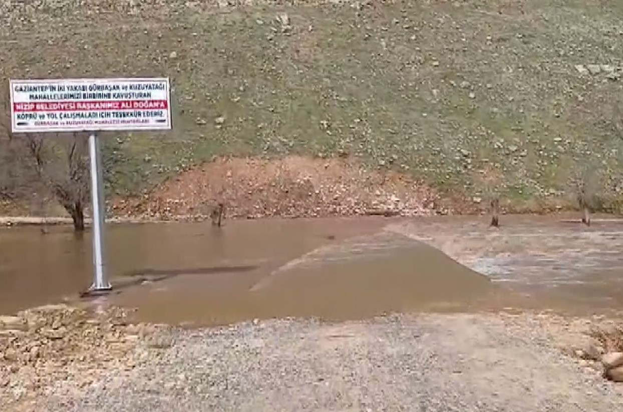 Gaziantep’te dolu ve sağanak etkili oldu
