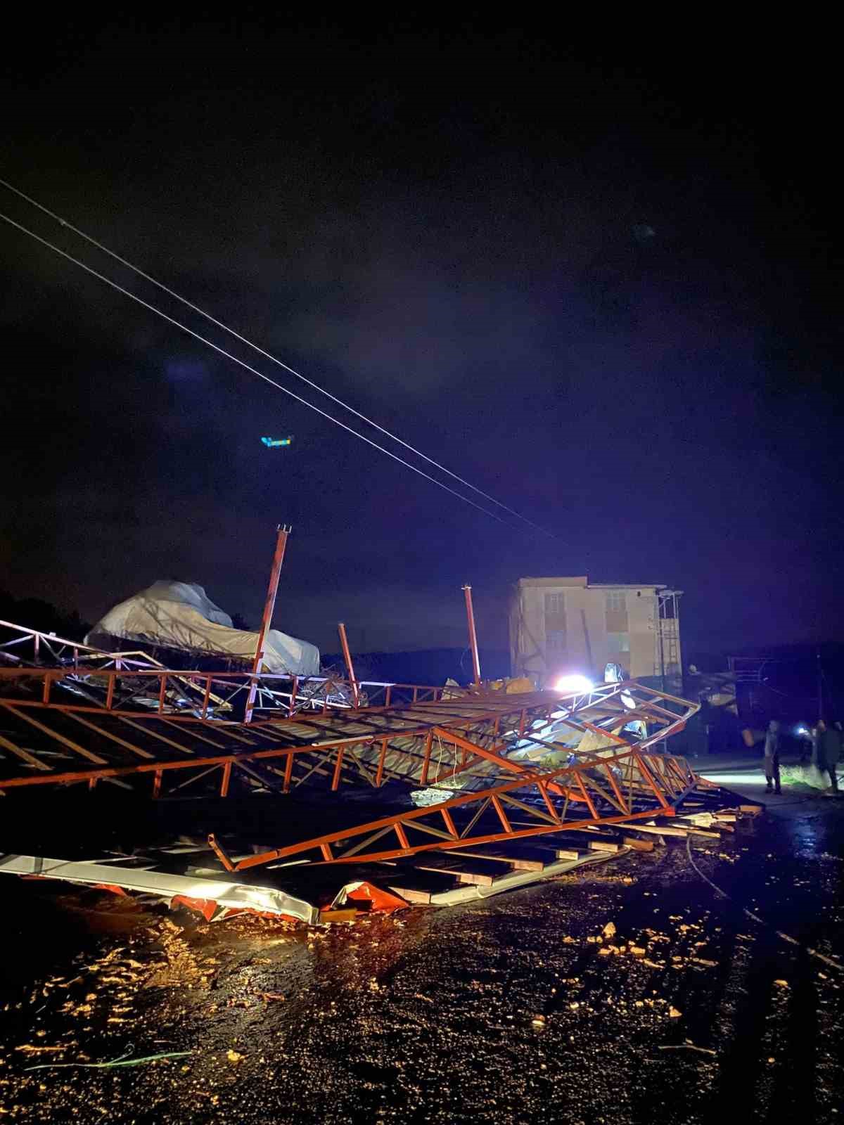 Gaziantep’te fırtına mesaisi
