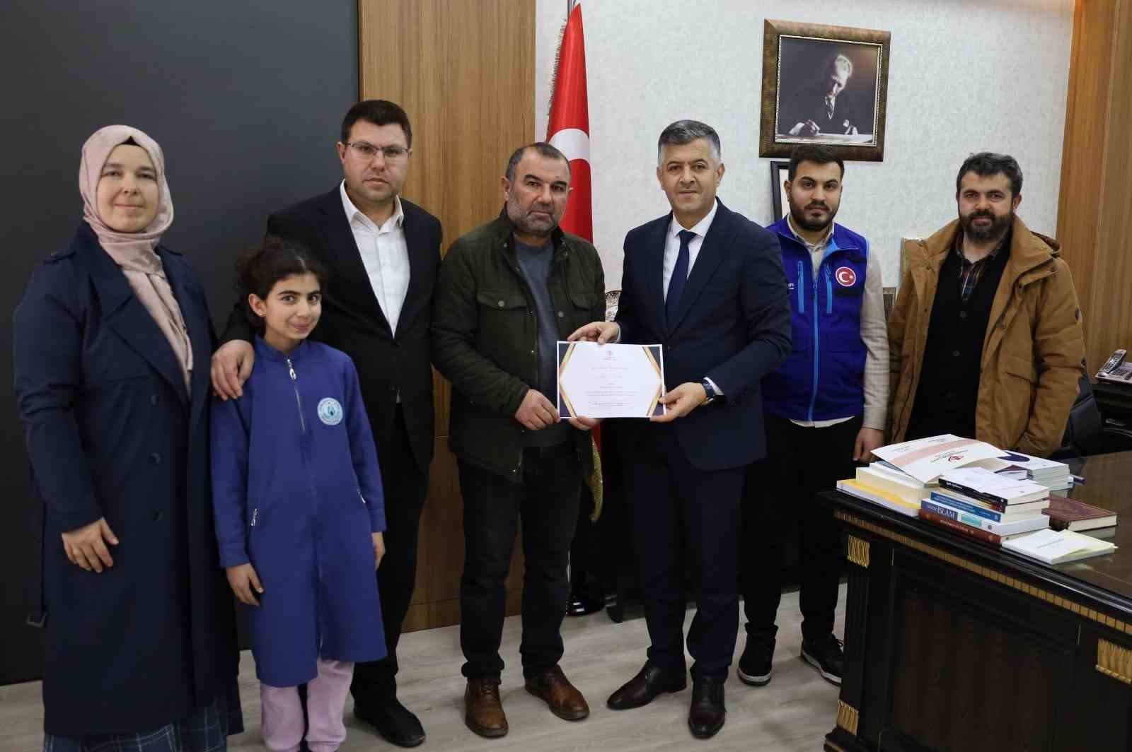 Gaziantep’te imam hatip öğrencilerinden Filistin’e anlamlı destek
