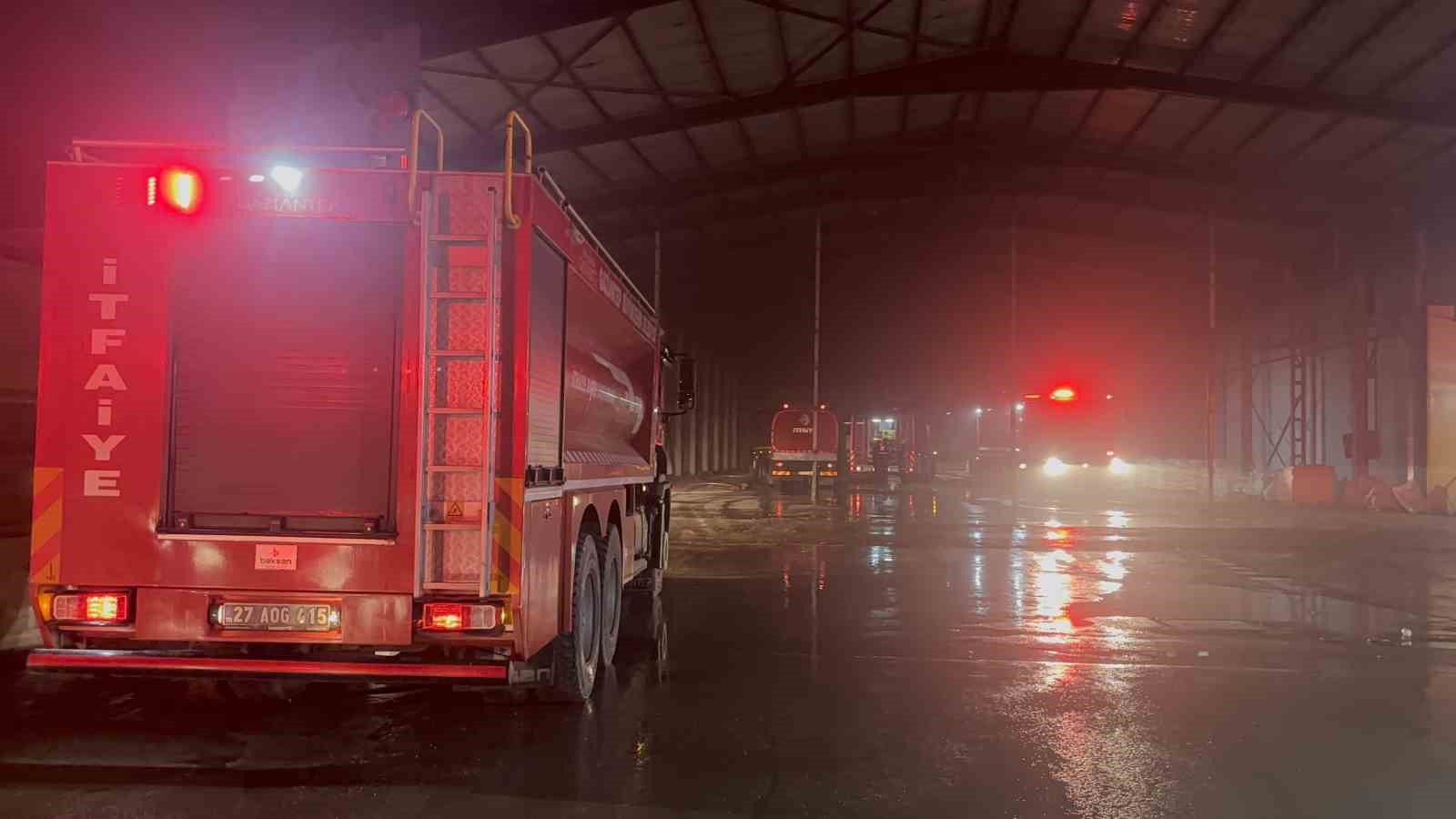 Gaziantep’te makarna fabrikasında yangın
