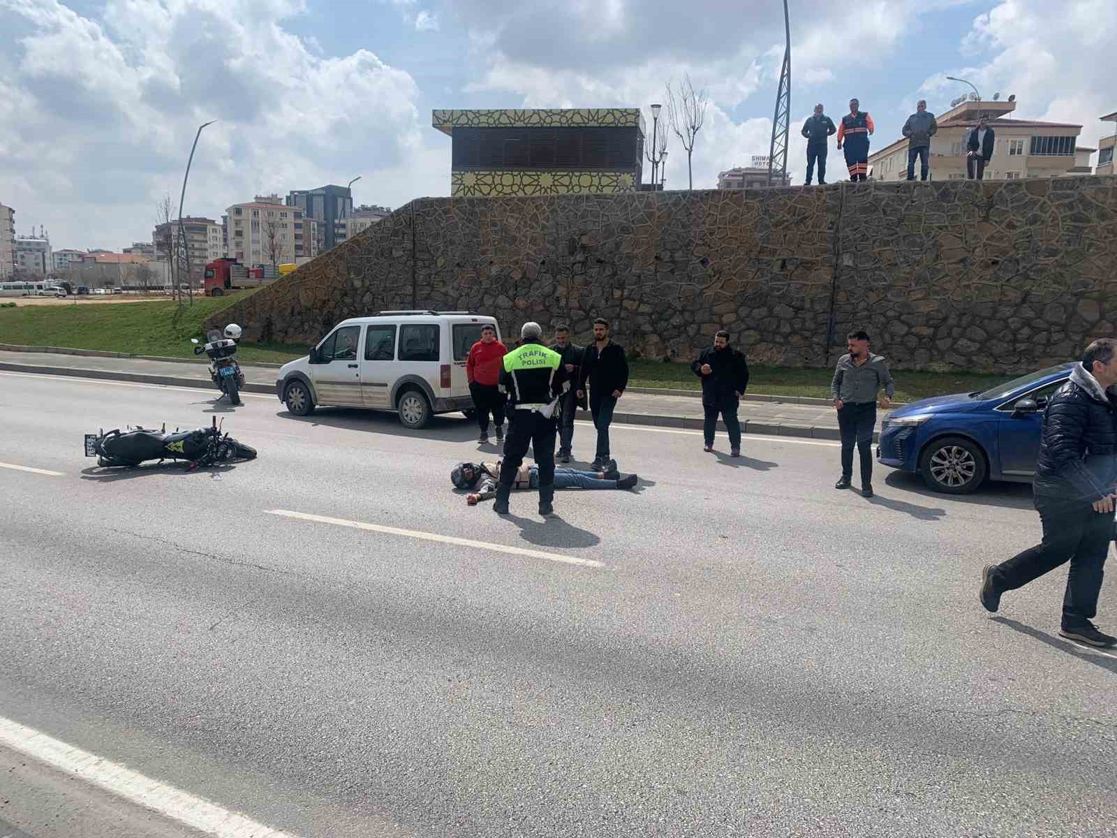Gaziantep’te motosiklet kazası: 1 yaralı
