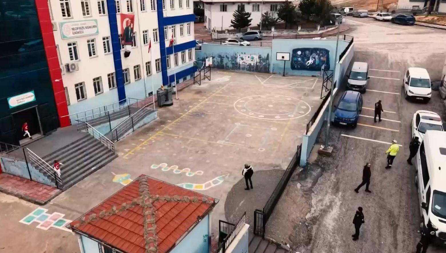 Gaziantep’te okul çevrelerinde huzur-güven uygulaması
