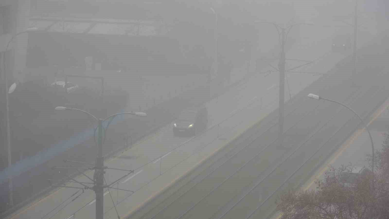 Gaziantep’te yoğun sis etkisini sürdürüyor
