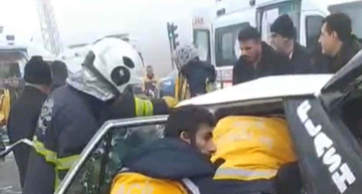Gaziantep’te zincirleme trafik kazası: 1 ölü, 6 yaralı
