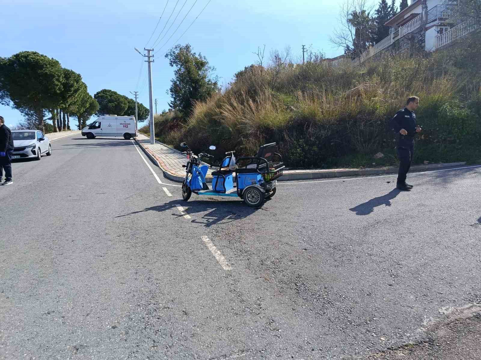 Gazipaşa’da elektrikli bisiklet kazası: 2 yaralı
