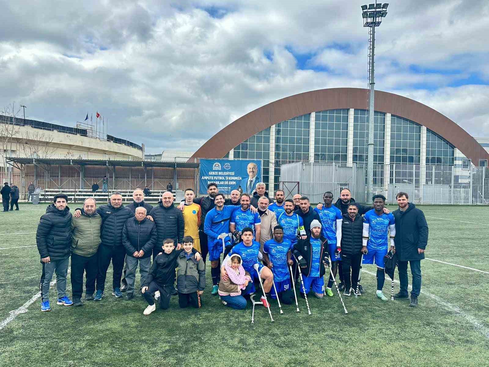 Gebze Belediyesi Ampute Futbol Takımı, Türkiye Kupası’nda tur atladı
