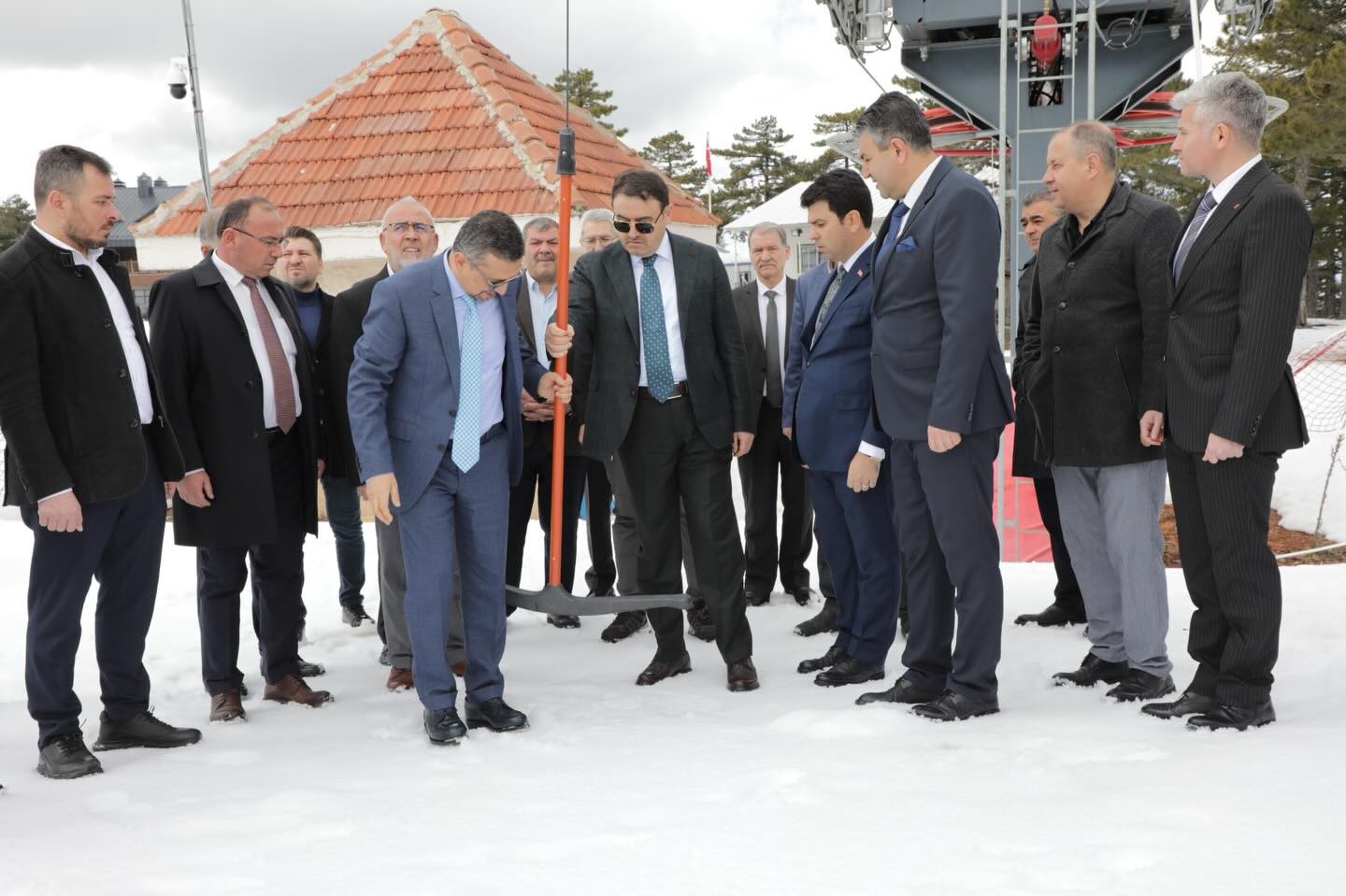 Gediz Murat Dağı Kayak Merkezi’nde inceleme
