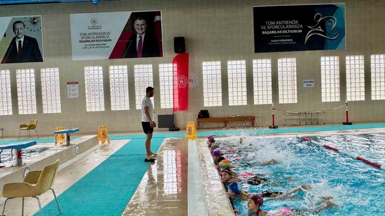 Geleceğin yüzücüleri Aydın’da yetişiyor
