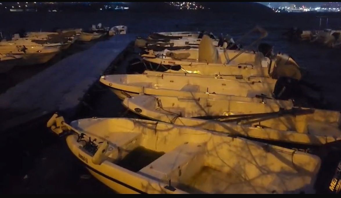 Gemlik ve Kumla’yı lodos vurdu, çok sayıda tekne battı
