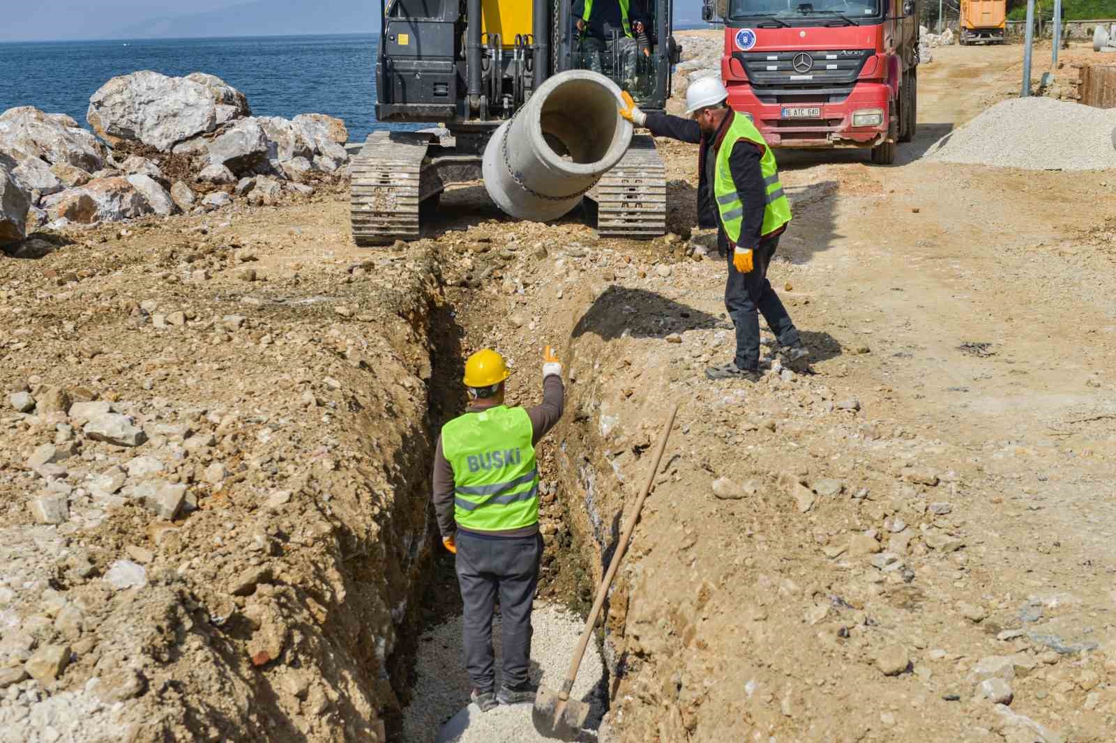 Gemlik’in altyapısı, büyükşehirle güçleniyor
