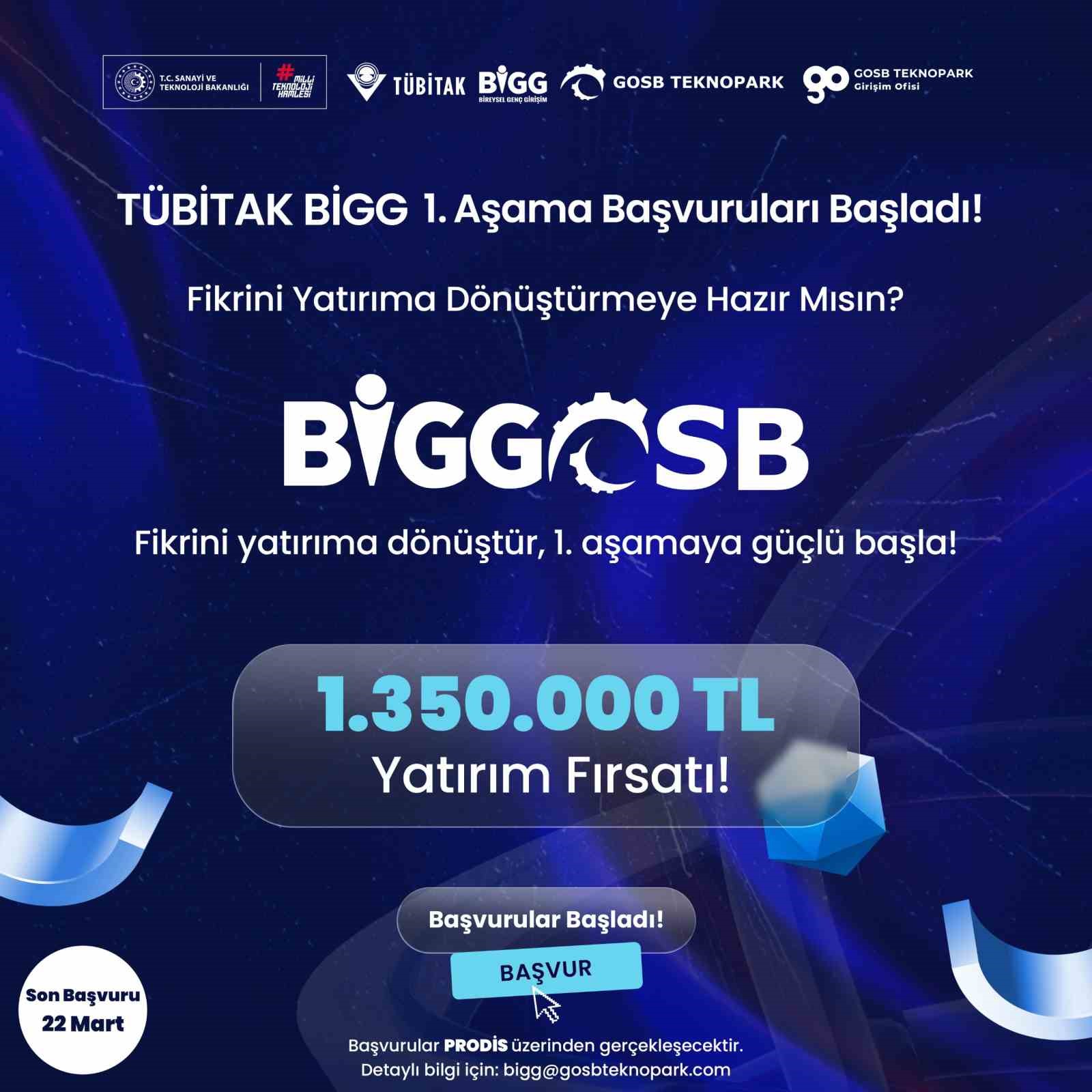 Genç girişimcilere 1 milyon 350 bin TL yatırım fırsatı

