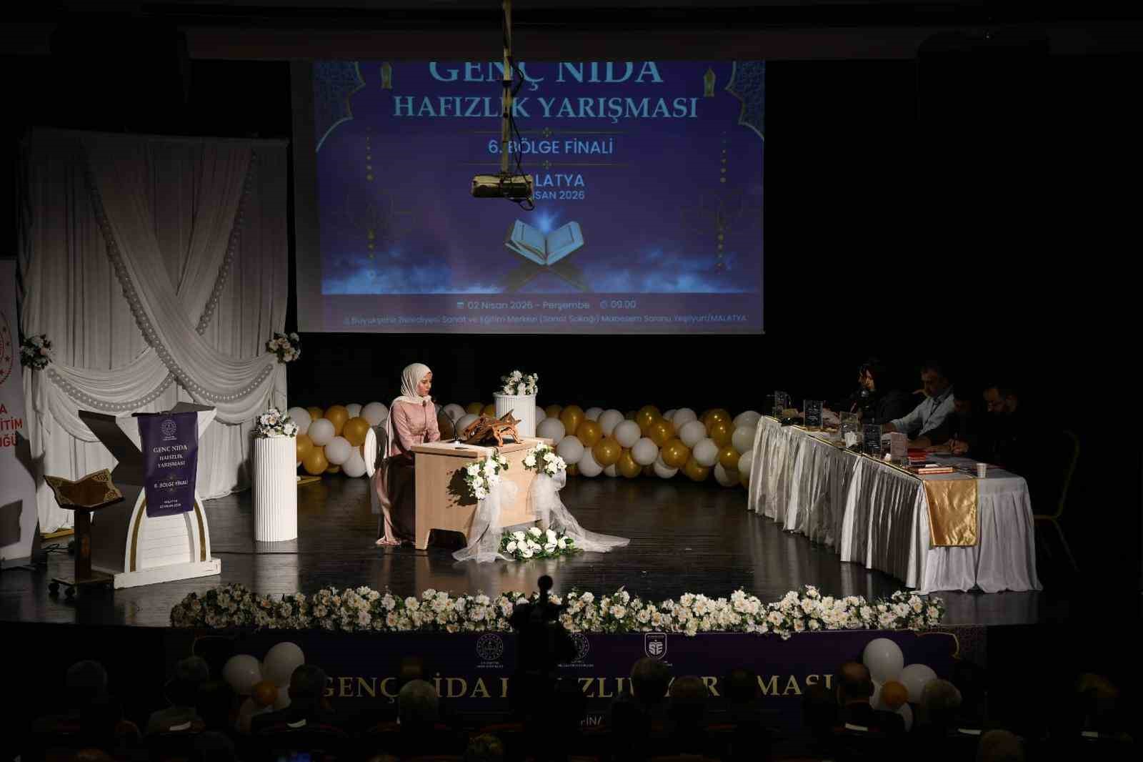 Genç Nida hafızlık yarışması 6. bölge finali Malatya’da yapıldı
