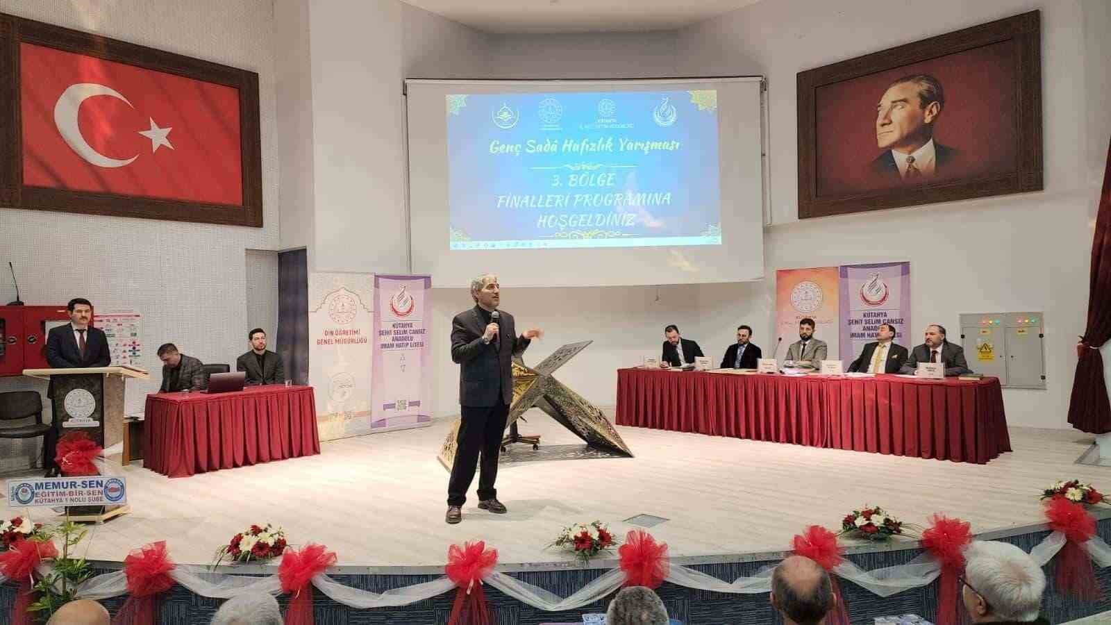 ’Genç Sadâ Hafızlık Yarışması 3. Bölge Finalleri’ Kütahya’da yapıldı
