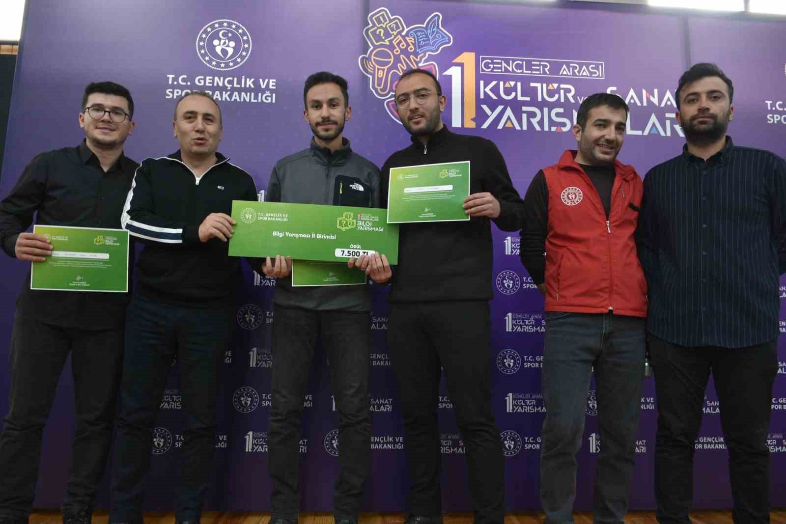 Gençler Erzurum’da bilgide yarıştı
