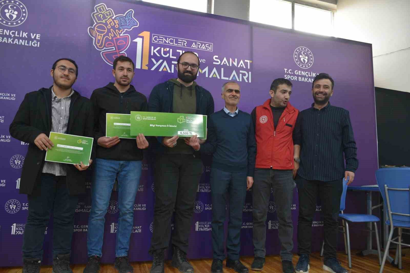 Gençler Erzurum’da bilgide yarıştı
