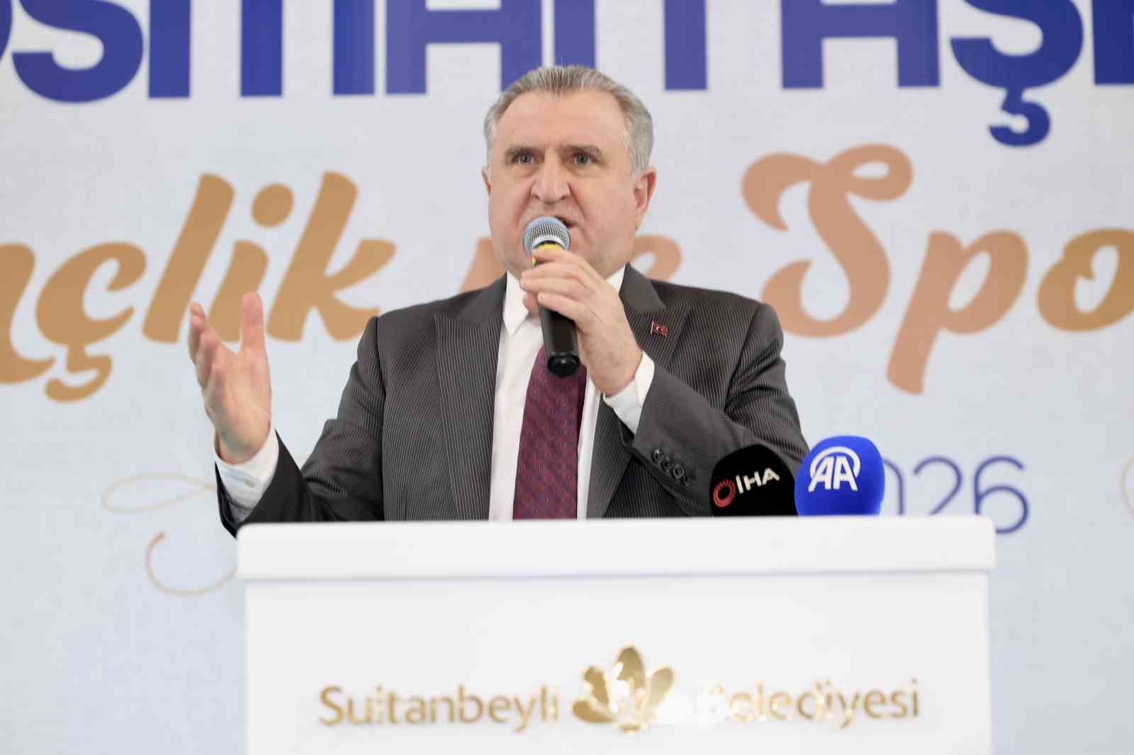 Gençlik ve Spor Bakanı Bak’tan Sultanbeylili gençlere müjde
